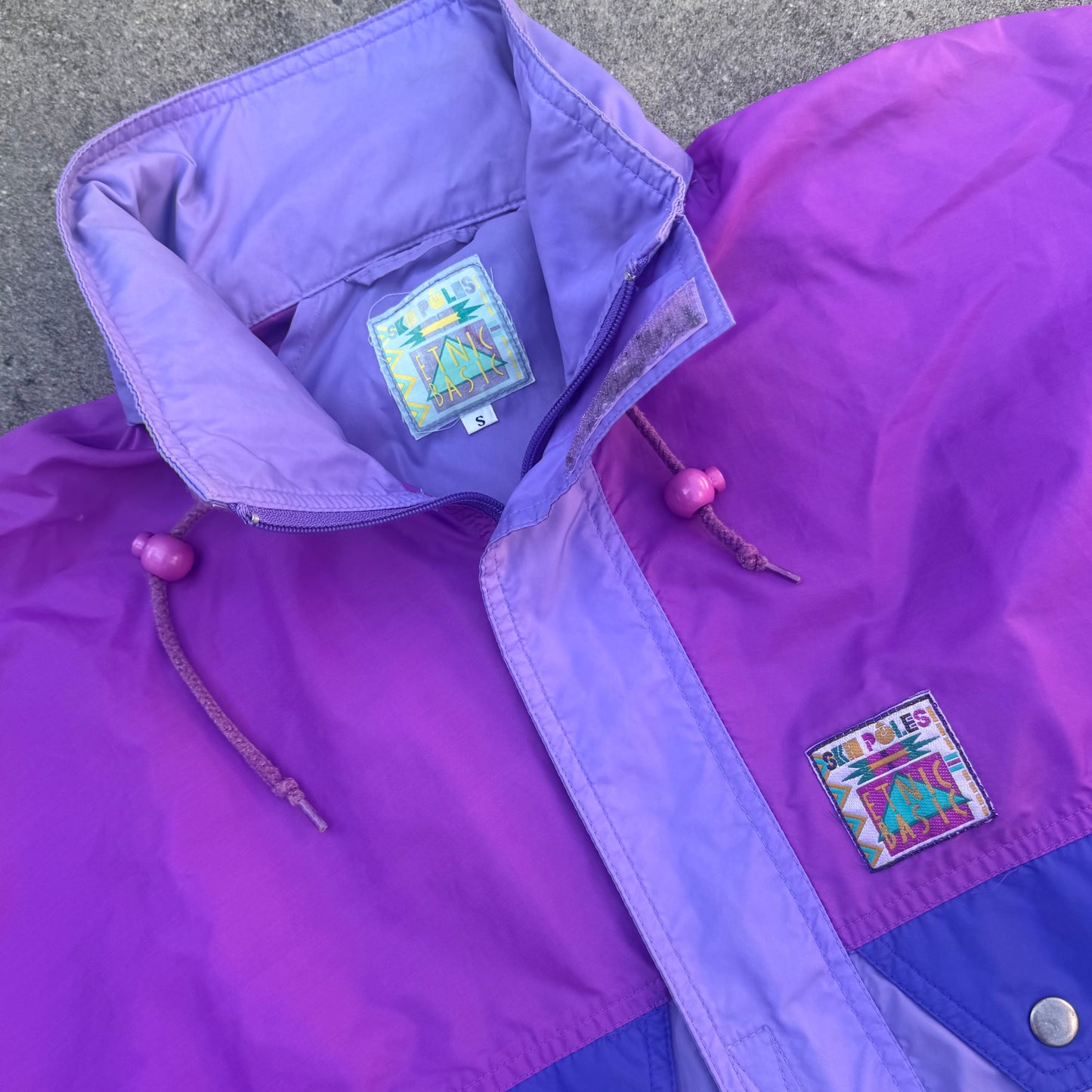 Skipoles Etnic Basics vintage 80s jacket – Close-up 1