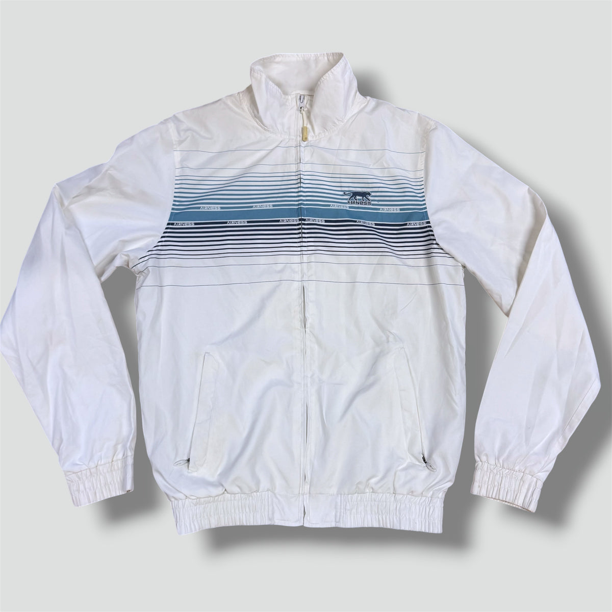 Streetwear style Airness white track jacket