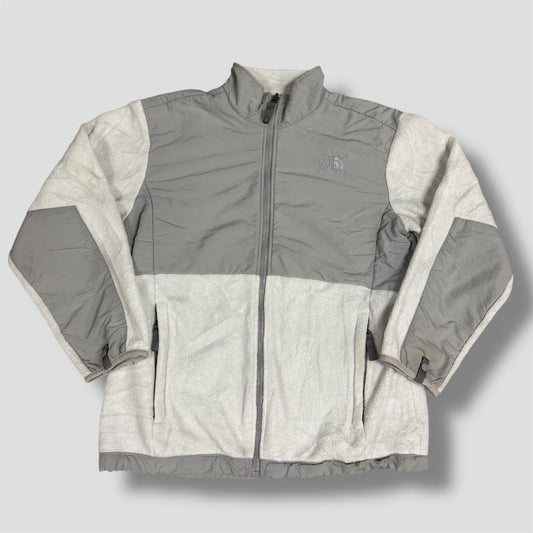 The North Face white fleece jacket
