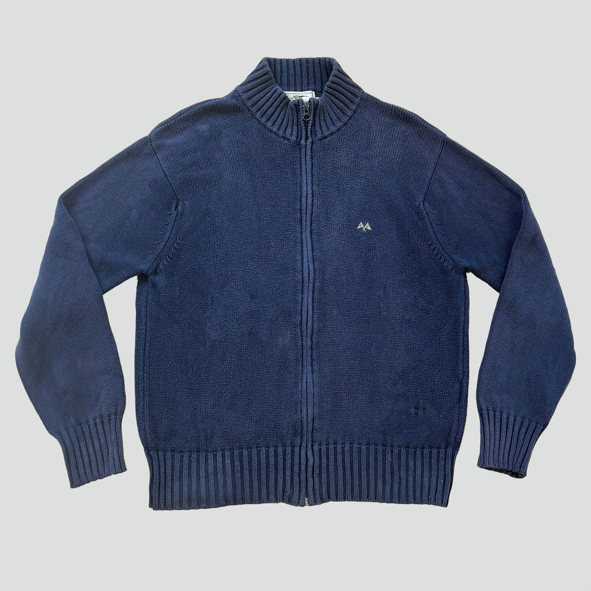 Thomas Burberry knitted zip-up