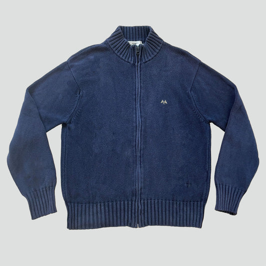 Thomas Burberry knitted zip-up