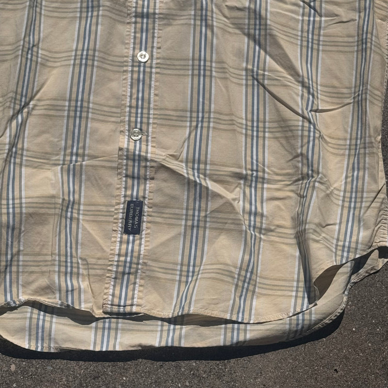 Detailansicht: Sourced limited accessories and clothes Thomas Burberry vintage checkered shirt – Logo, Nähte oder Material