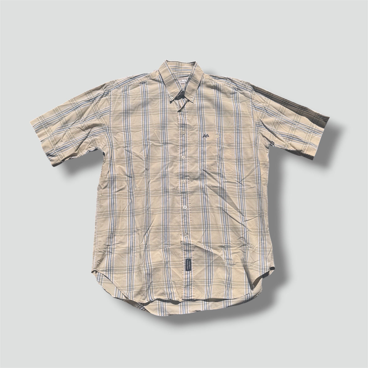 Thomas Burberry vintage checkered shirt