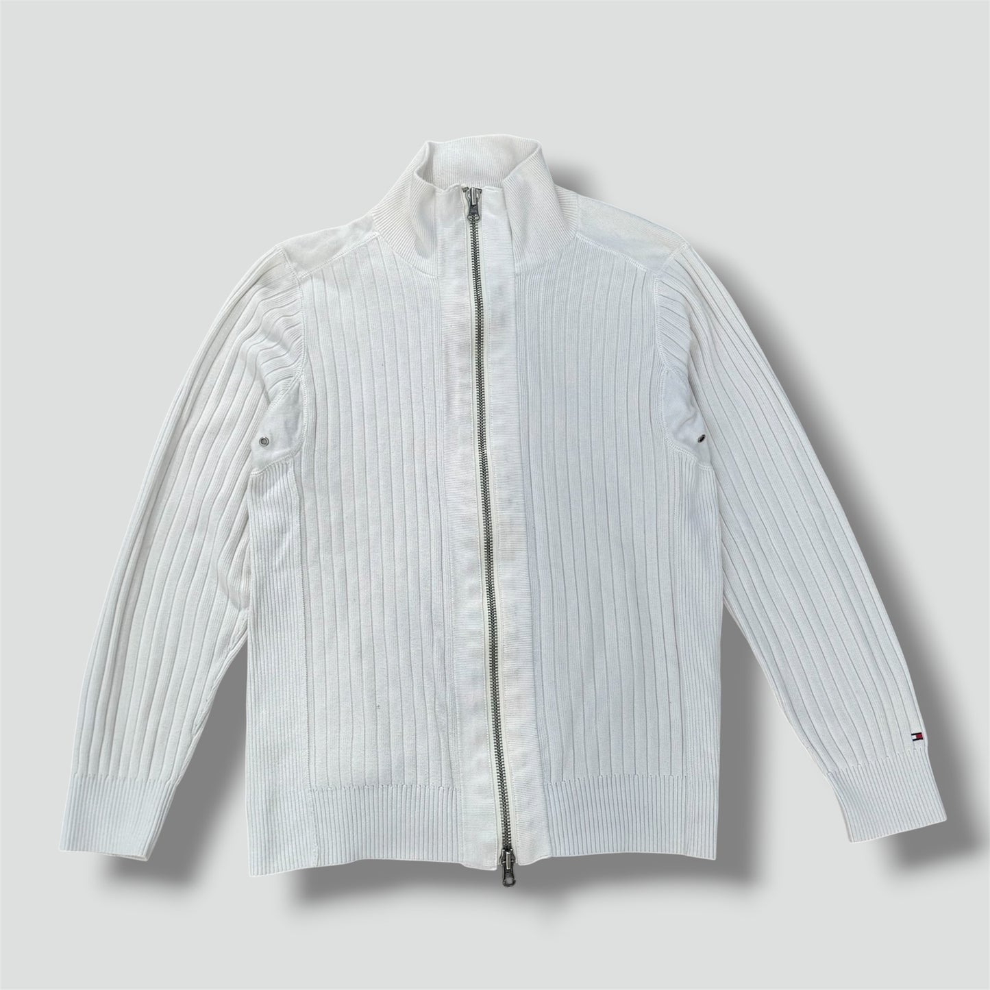 Tommy Hilfiger classic white zip-up jacket