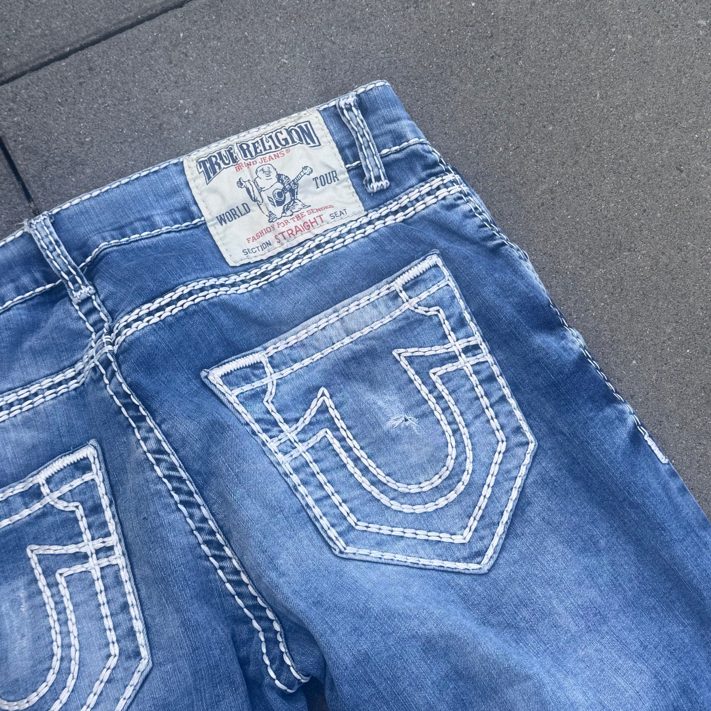 True Religion straight classic streetwear jeans – Close-up 1