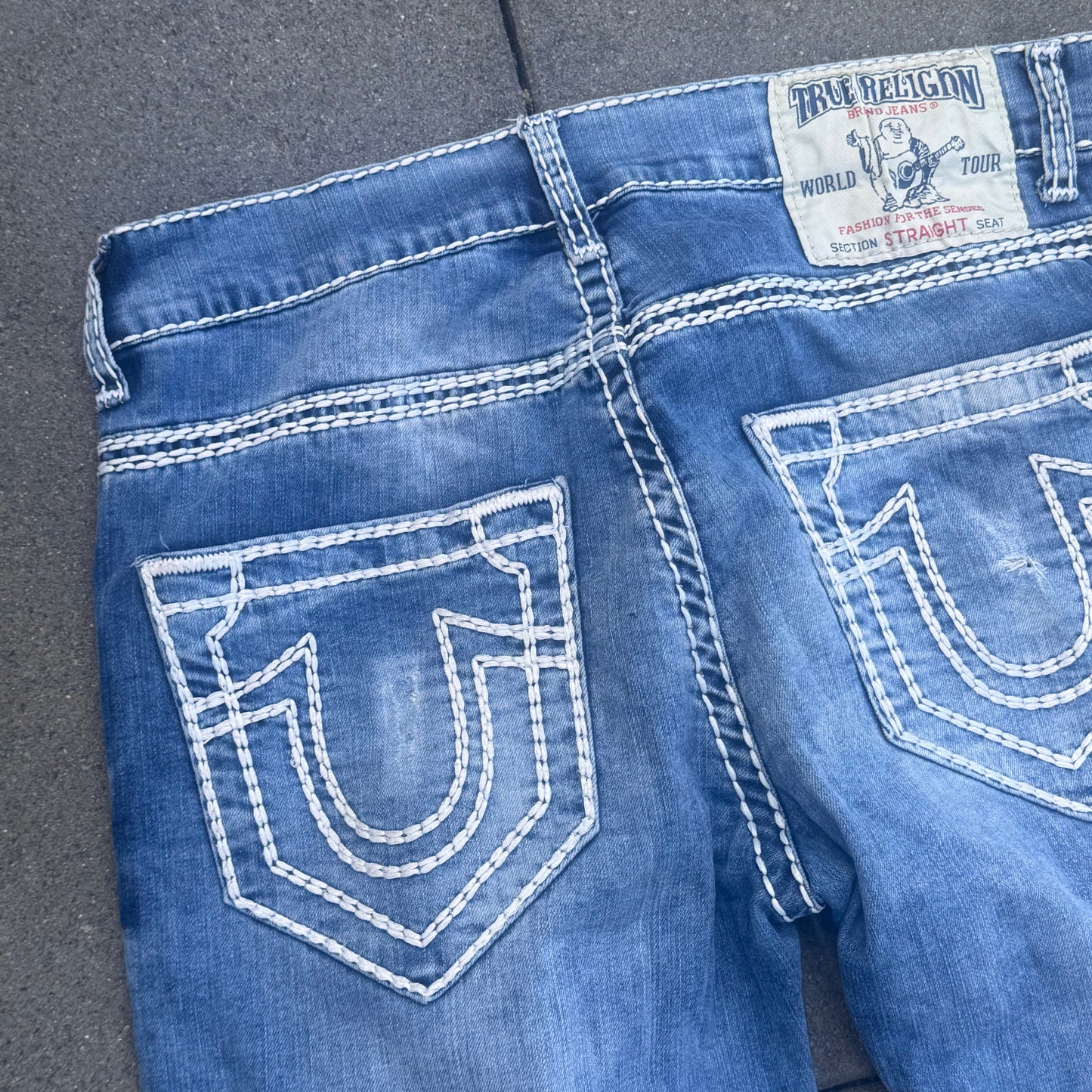 True Religion straight classic streetwear jeans – Close-up 2