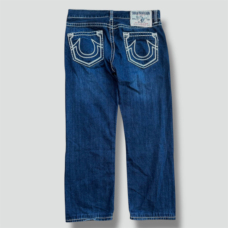Sourced limited accessories and clothes True Religion World Tour straight jeans – Secondhand Streetwear