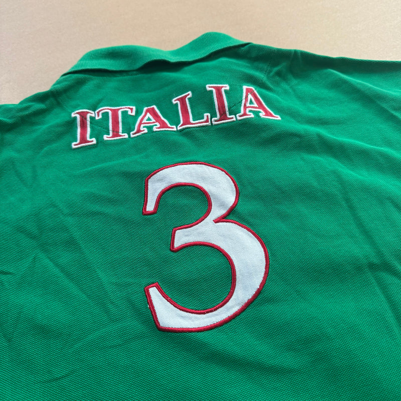 Detailansicht: Sourced limited accessories and clothes US Polo Assn. Italia vintage poloshirt – Logo, Nähte oder Material