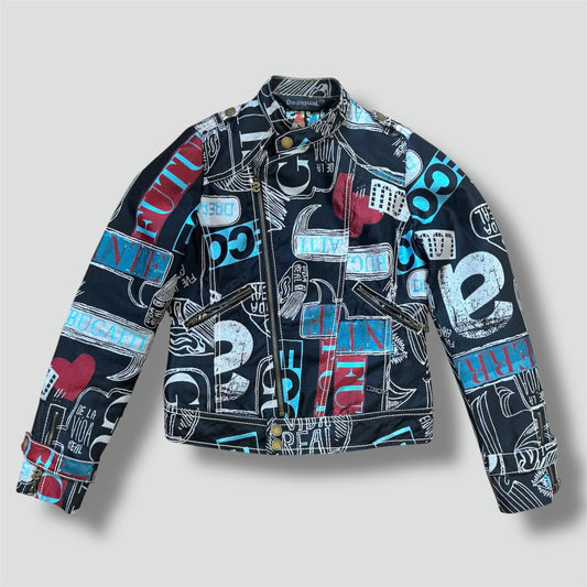 "Vida Real" Desigual embroidered jacket