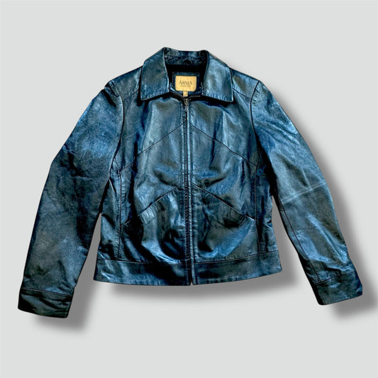 Vintage Arma glitter black coat