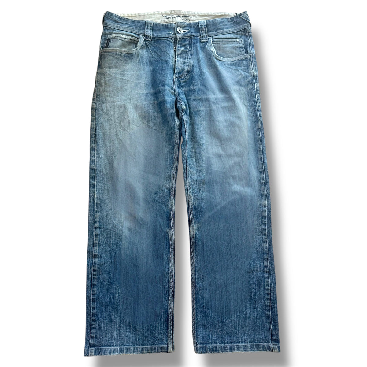 Vintage Armani Jeans straight leg – Close-up 1