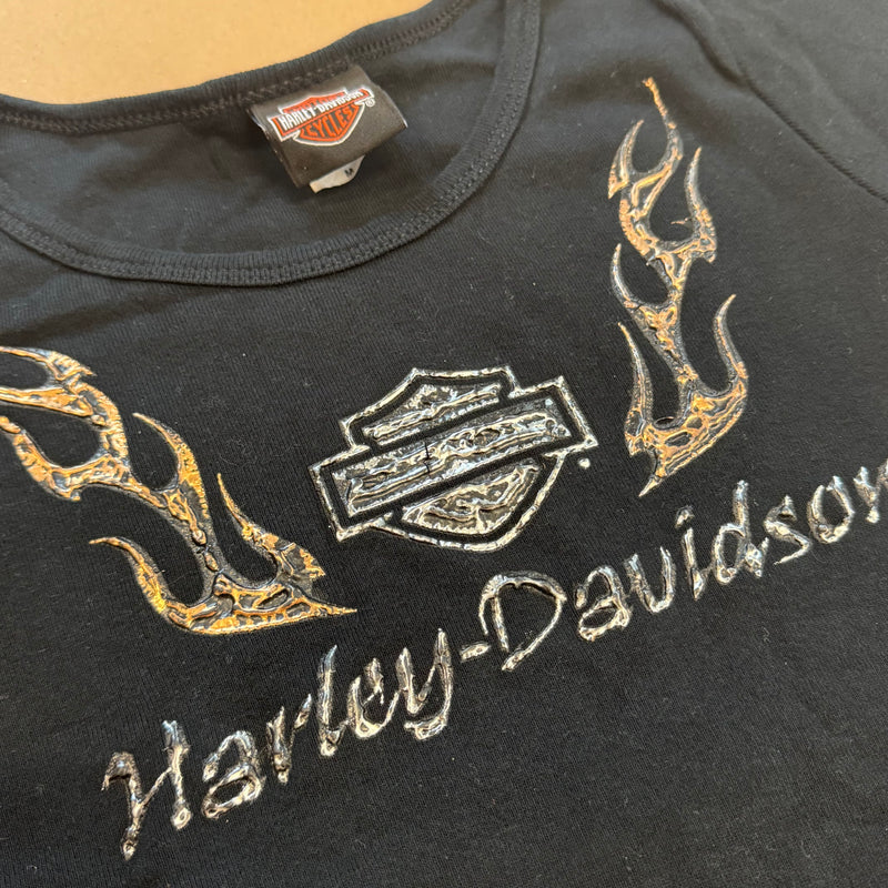 Detailansicht: Sourced limited accessories and clothes Vintage black Harley Davidson 