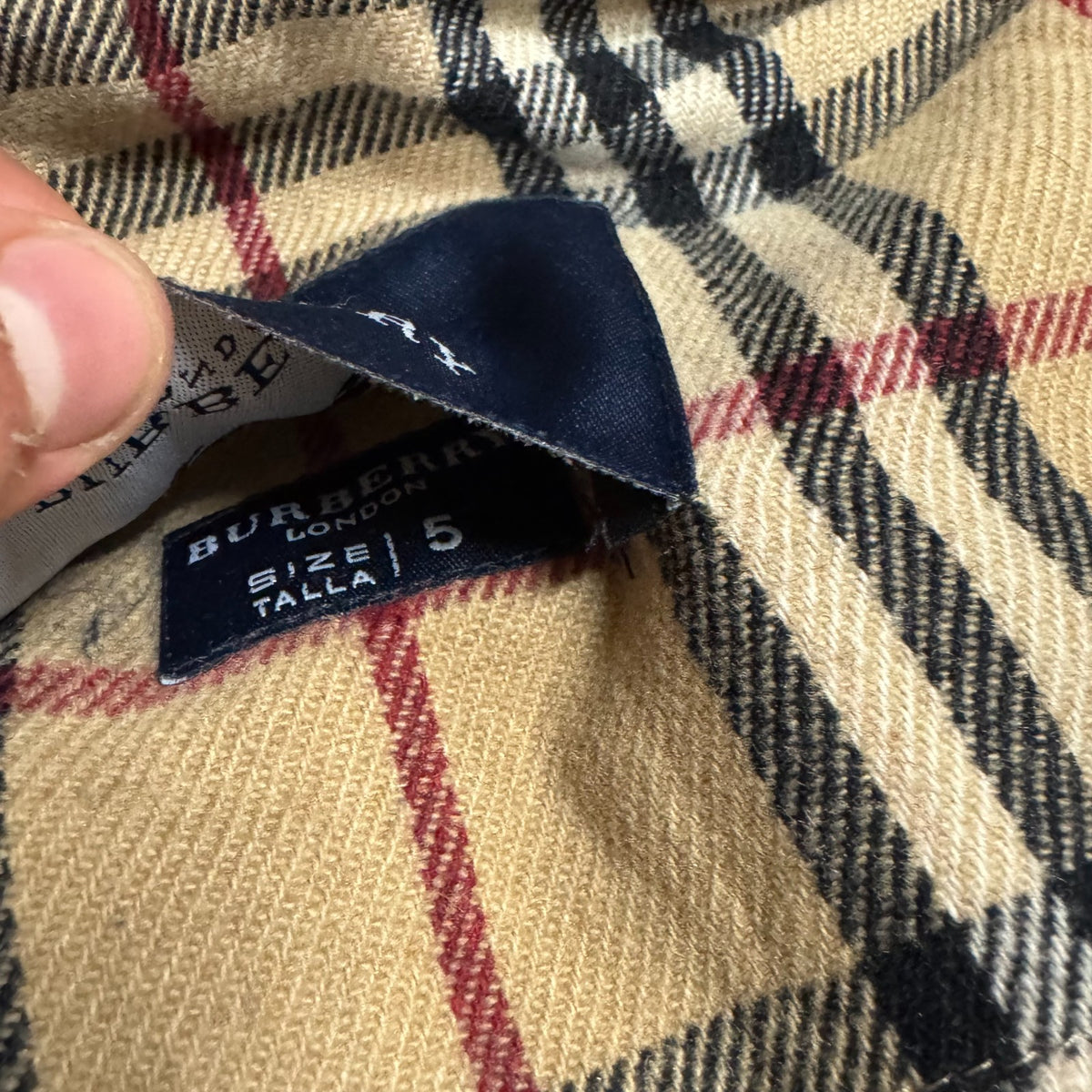 Vintage Burberry brown rain jacket – Close-up 3