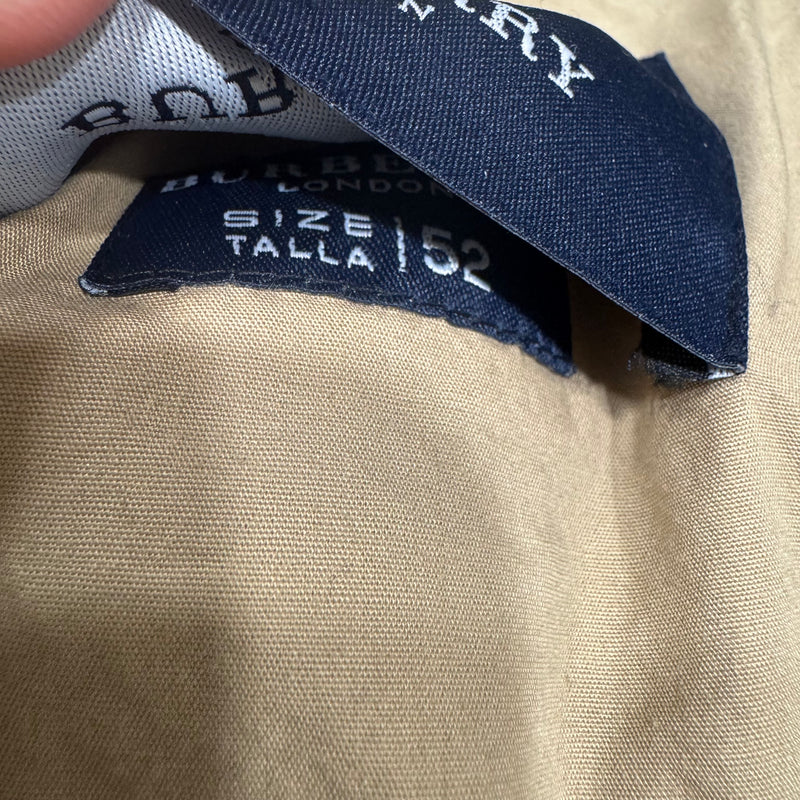 Detailansicht: Sourced limited accessories and clothes Vintage Burberry London blue blazer – Logo, Nähte oder Material