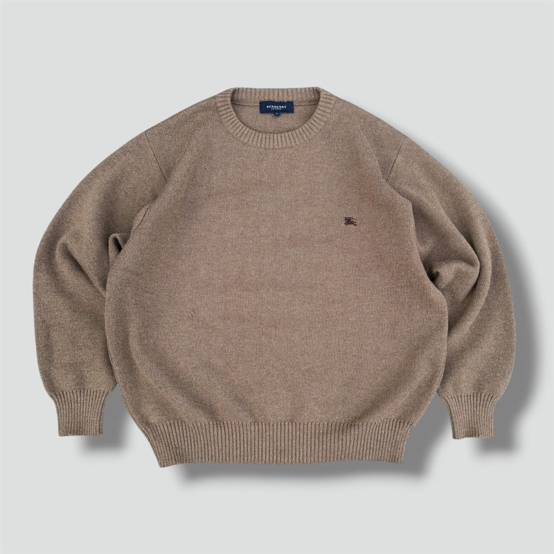 Sourced limited accessories and clothes Vintage Burberry London merino wool crewneck – Secondhand Streetwear
