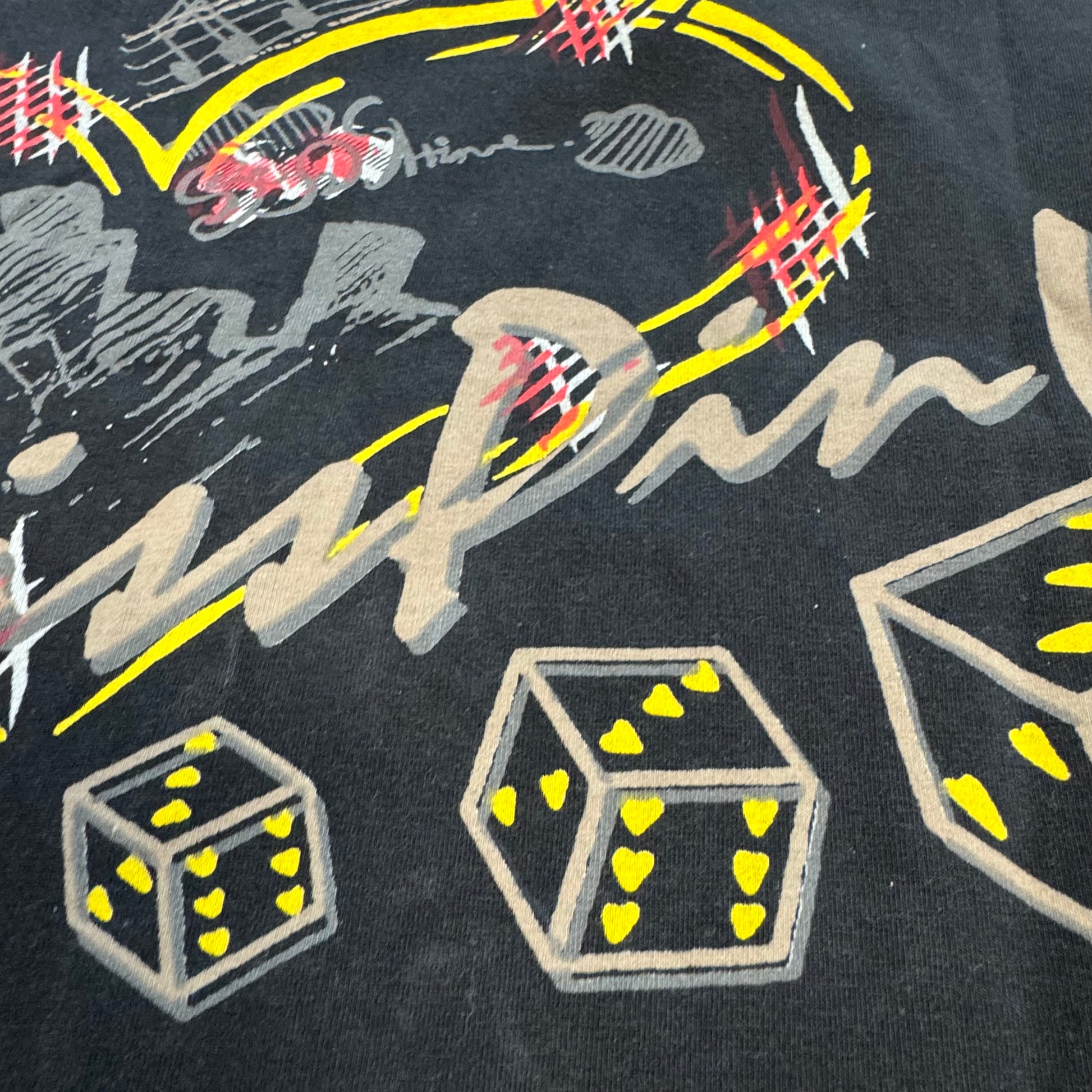 Vintage Custo Barcelona arts summer t-shirt – Close-up 5