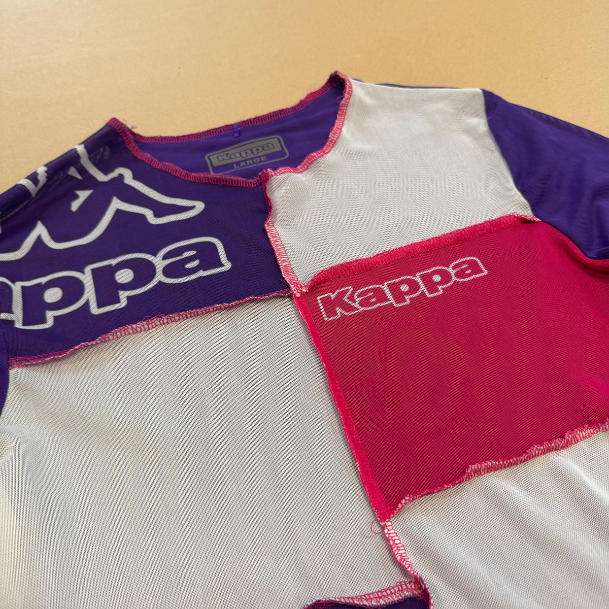 Vintage Kappa women's see-through long sleeve – Close-up 1