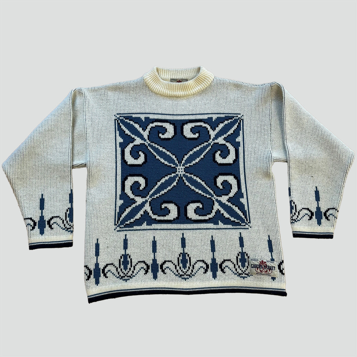 Vintage knitted Garden Street sweatshirt