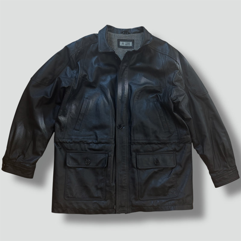 Sourced limited accessories and clothes Vintage leather coat from L’Homme moderne – Secondhand Streetwear
