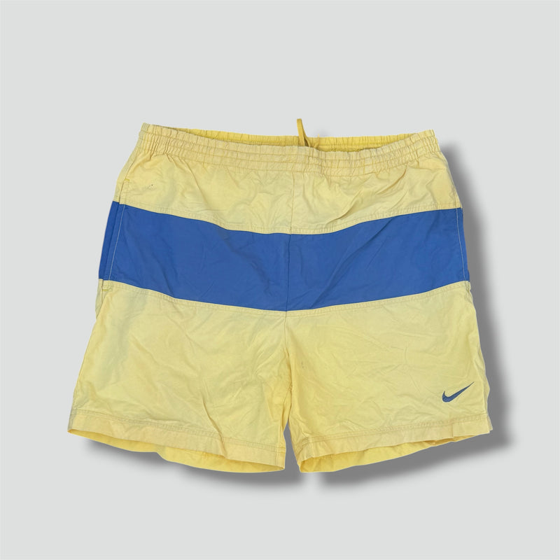 Sourced limited accessories and clothes Vintage Nike 90s yellow bathing short – Secondhand Streetwear