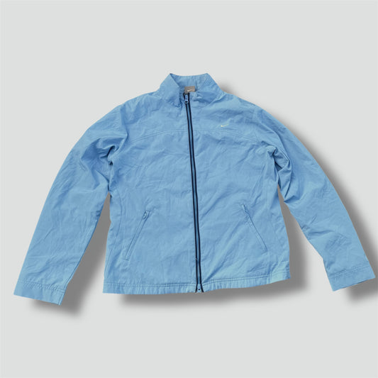 Vintage Nike lightweight blue track jacket