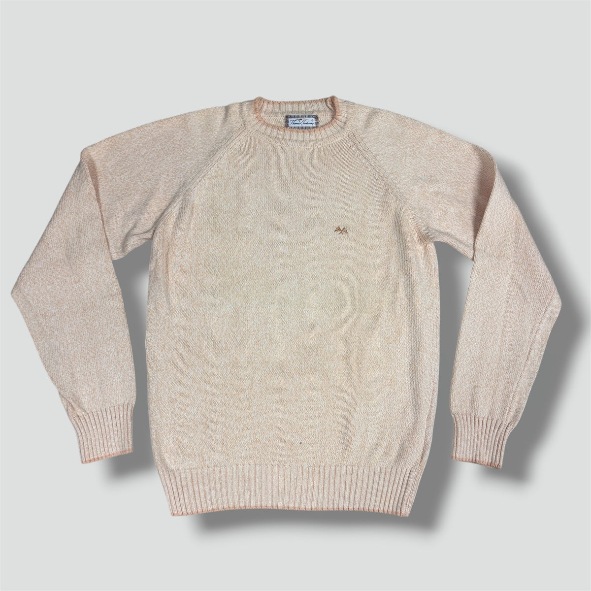 Vintage Thomas Burberry orange knitted sweatshirt