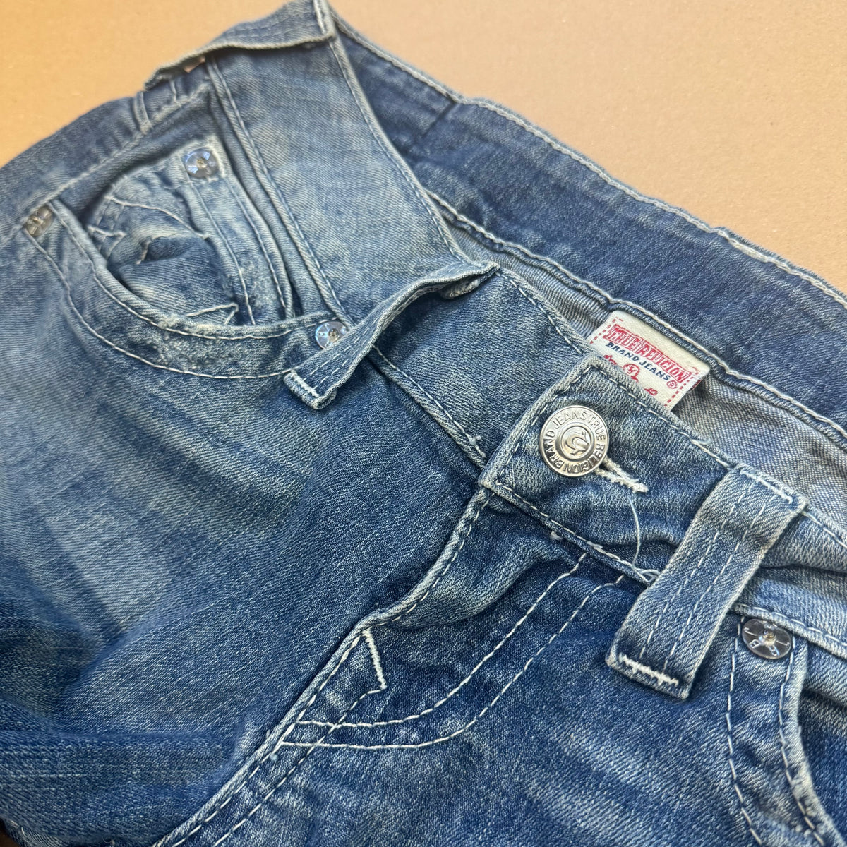 Vintage True Religion slim jeans – Close-up 4