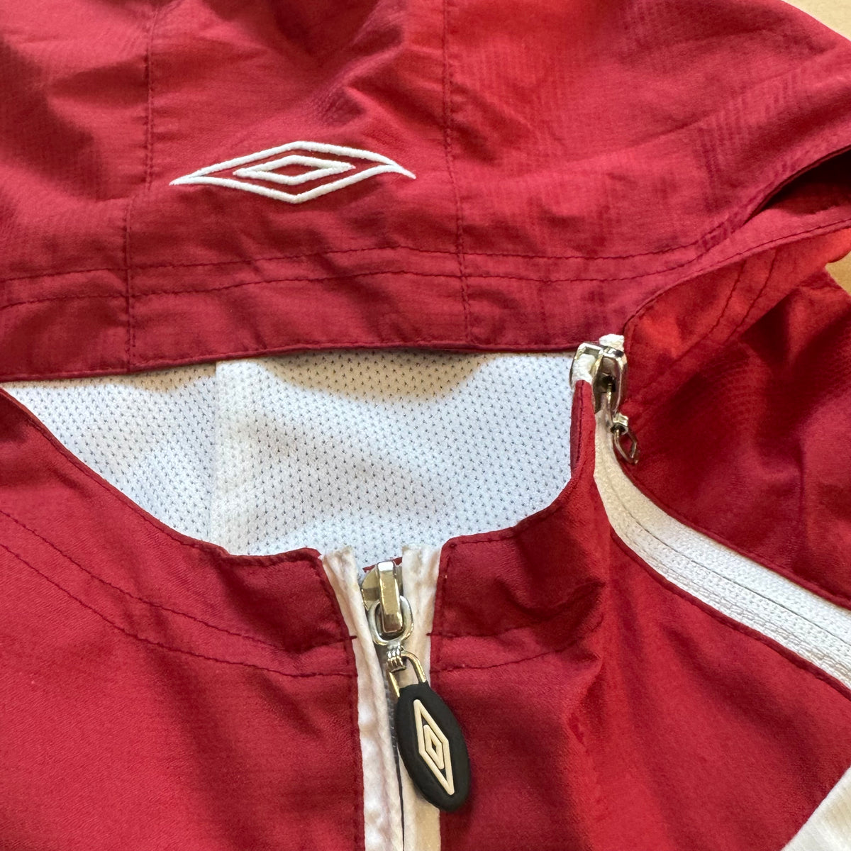 Vintage Umbro streetwear rain jacket – Close-up 3