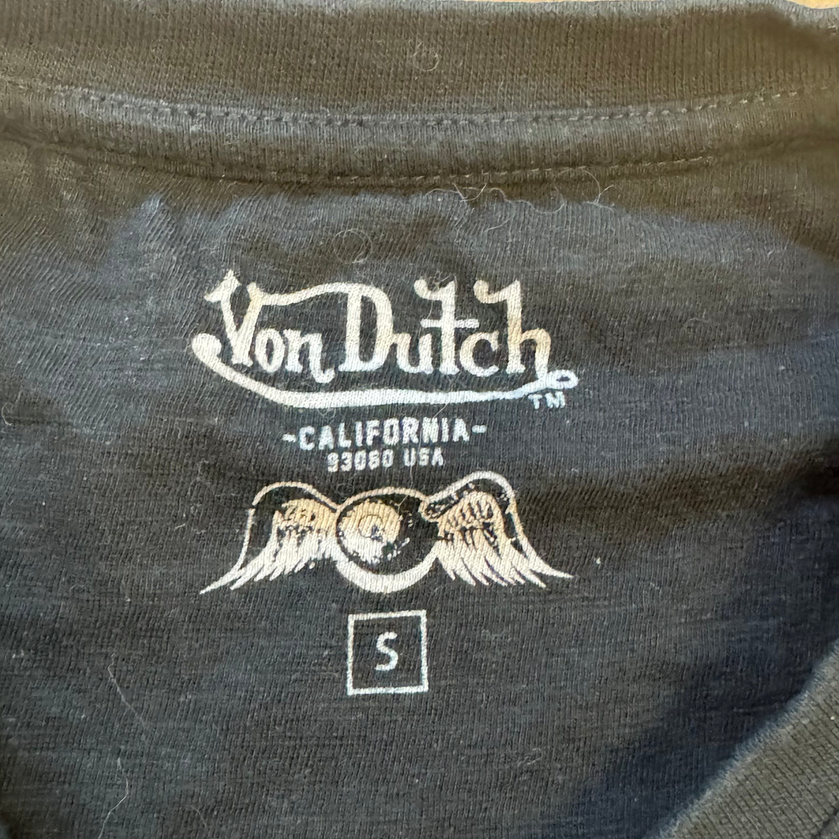 Vintage Von Dutch "Death Road" printed t-shirt – Close-up 2