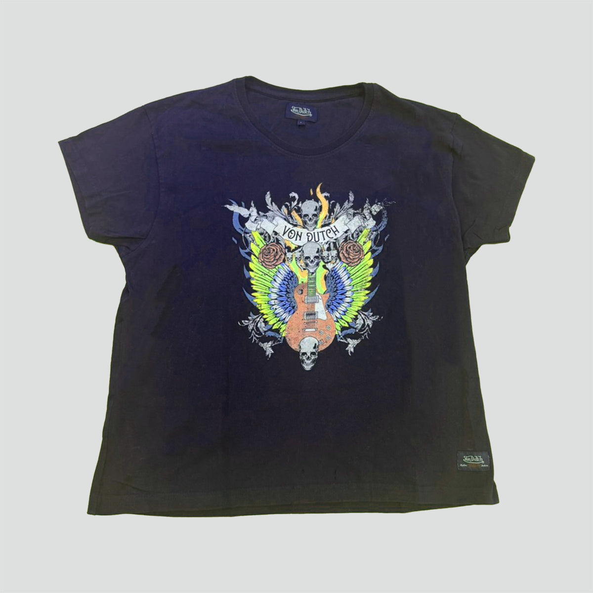 Vintage Von Dutch printed graphic t-shirt used