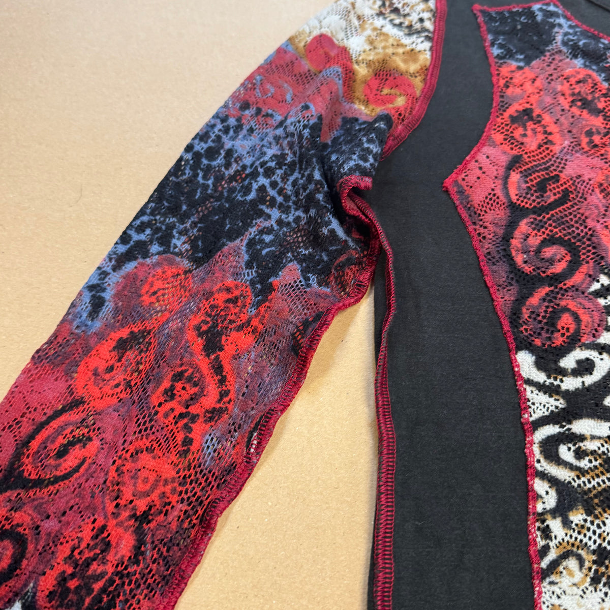 Vintage Y2K Mia Soana stitched longsleeve – Close-up 2