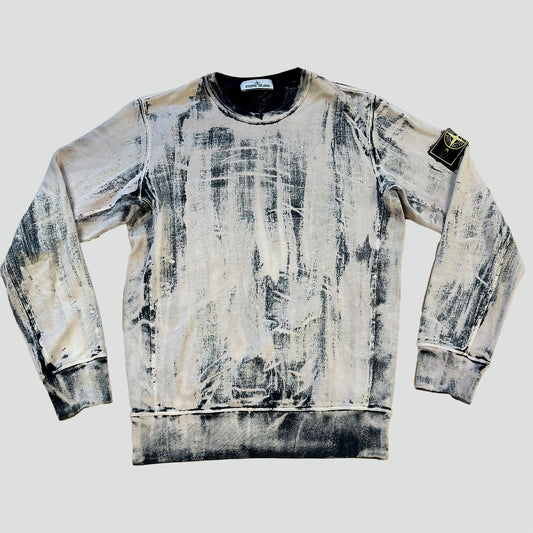 Washed out Stone Island sweatshirt