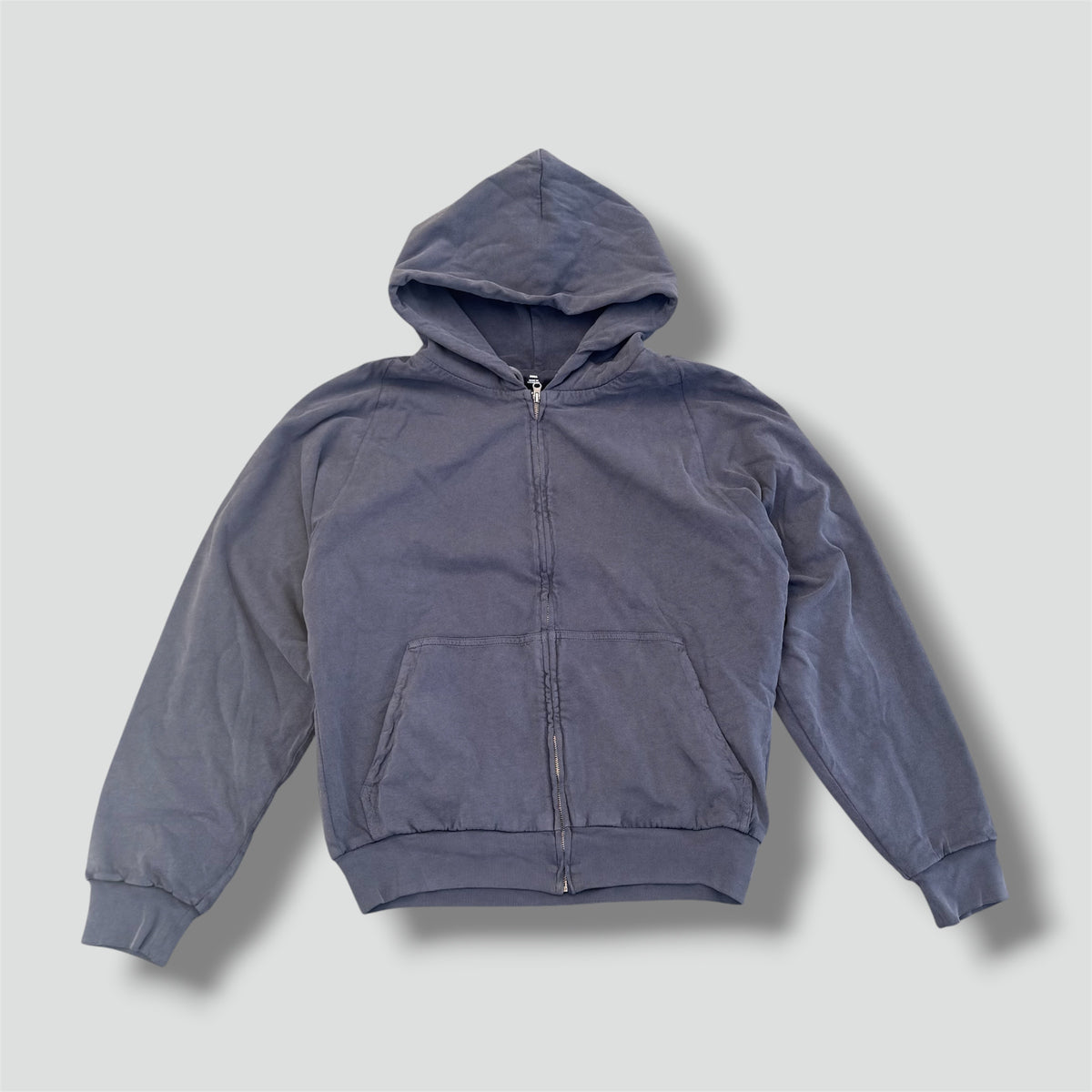 Yeezy Gap grey zip-up hoodie