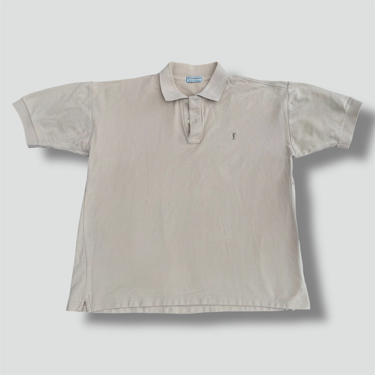Yves Saint Laurent vintage beige polo