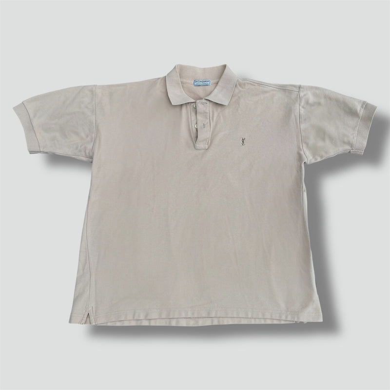 Sourced limited accessories and clothes Yves Saint Laurent vintage beige polo – Secondhand Streetwear