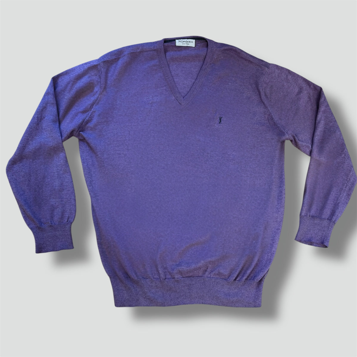 Yves Saint Laurent vintage purple sweater